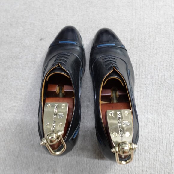 John Fluevog Shoes 8.5 Black The Gateways Cap Toe Oxford Lace - Picture 6 of 11